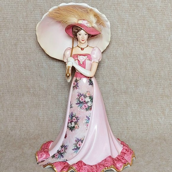 Bradford Editions Lena Liu "Stroll In The Park" Vintage Collectible Statue Bell - Picture 1 of 13
